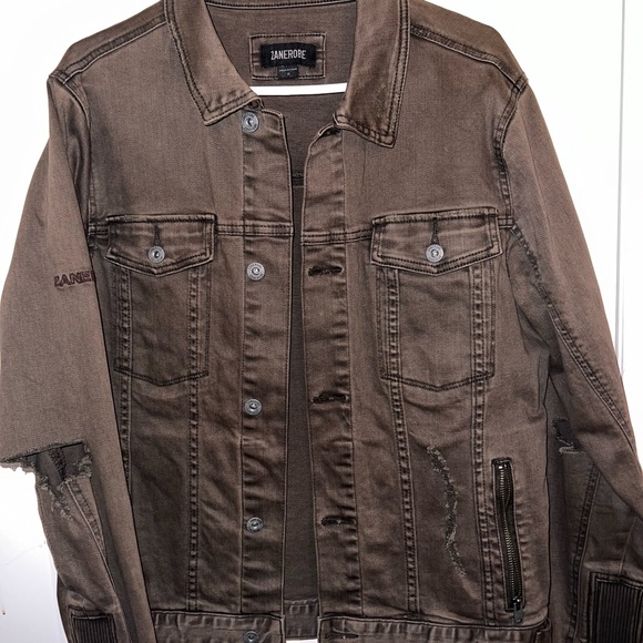 Zanerobe Men's Brown Denim Jacket - Picture 2 of 5